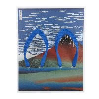 Katsushika Hokusai | Red Fuji Flop-flops