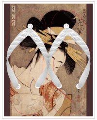 Kitagawa Utamaro | Hanamurasaki of the Tamaya | from the series Seven Komachi of the Pleasure Quarters