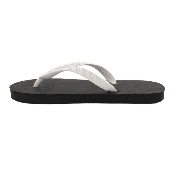 Photo1: flip-flops「KOBE CLASSIC」BLACK×WHITE (1)