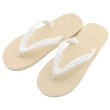 Photo2: flip-flops「KOBE CLASSIC」NATURAL×WHITE (2)