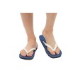 Photo6: flip-flops「JAPANESE ZORI」sashiko fabric blue (6)