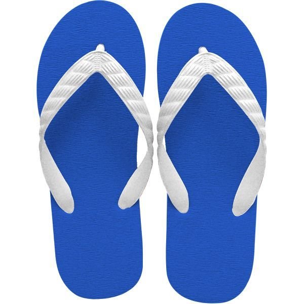 Photo1: beach sandal royal blue sole (1)