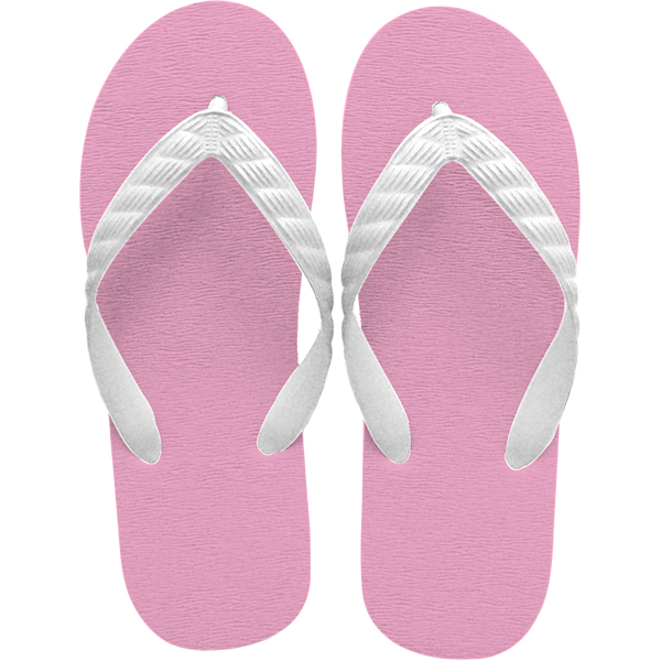pink flip flops clip art